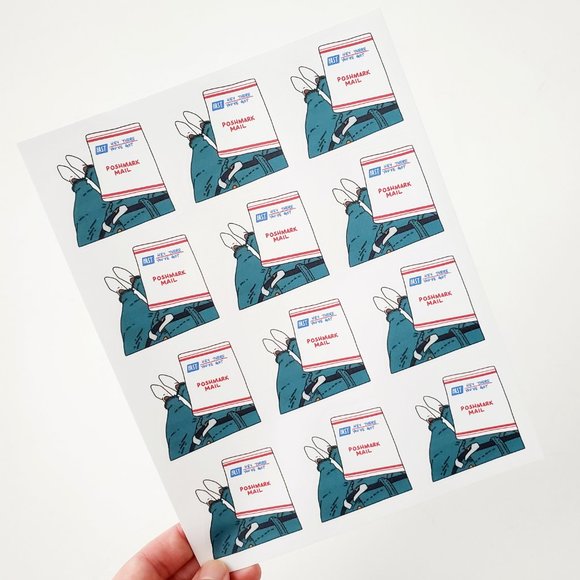 LB016 Poshmark Mail Stickers [Price Firm] - Picture 4 of 9